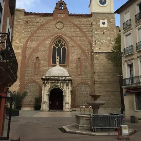 Meuble/clim Cent Hist Perpig+ Park Gratuit Apartamento